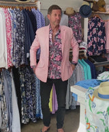 Pink Linen Jacket