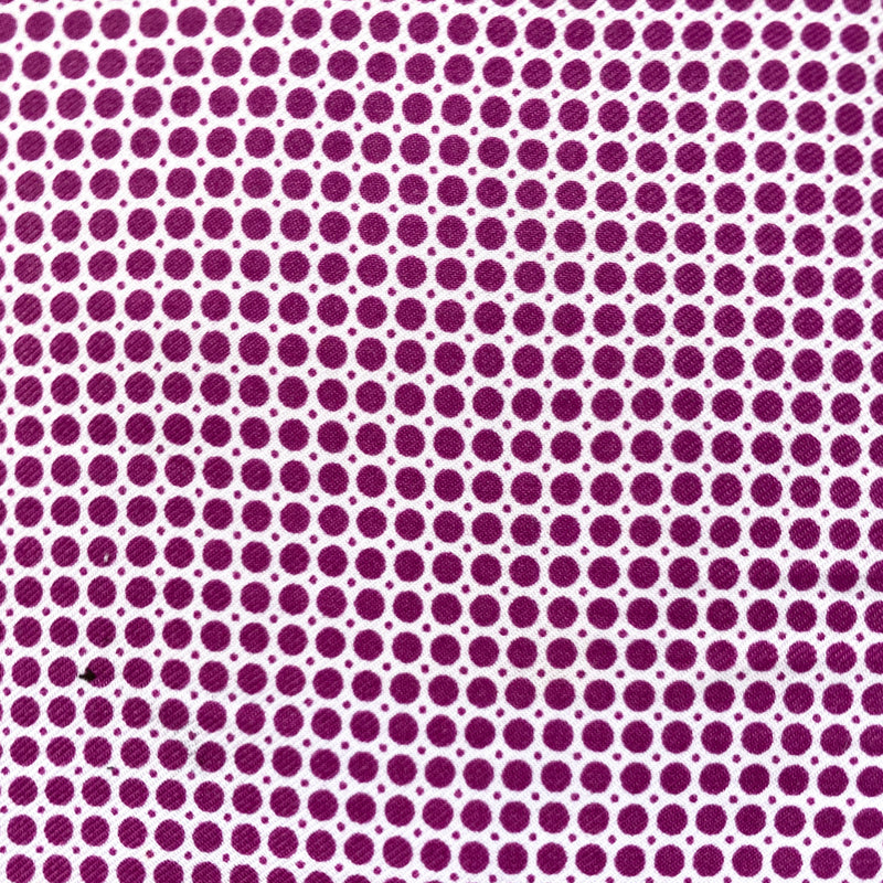Audi Geometric Cotton L/S Big Mens Shirt - Purple