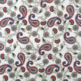 Bandit Paisley Cotton L/S Shirt - White