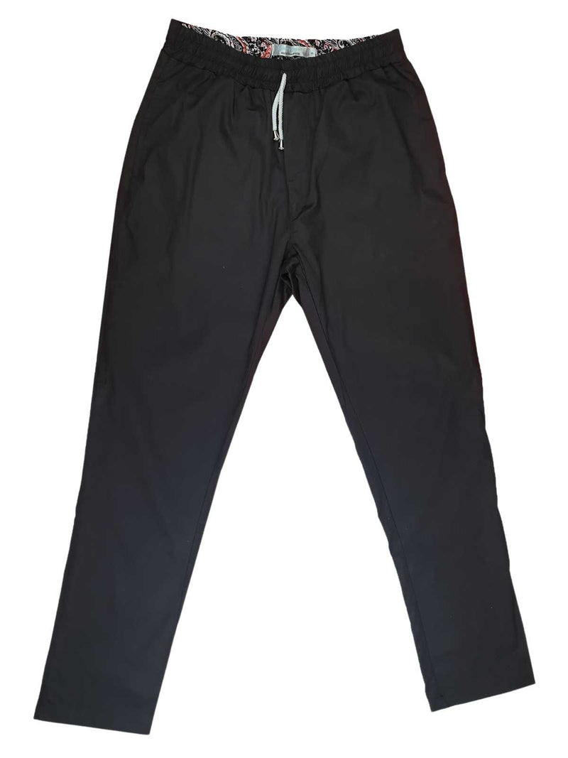 Black Cotton Lounge Pant