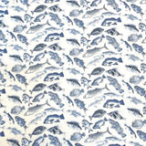Bluefin Abstract Cotton/Rayon S/S Big Mens Shirt - Blue