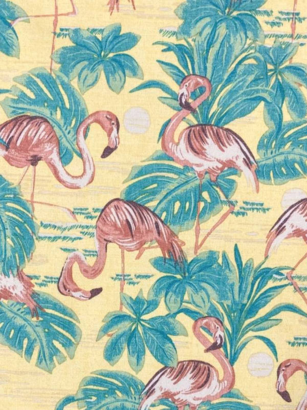 Chick Flamingo Swim Short - Yellow/Pink