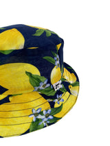 Citrus Bucket Hat - Navy/Yellow