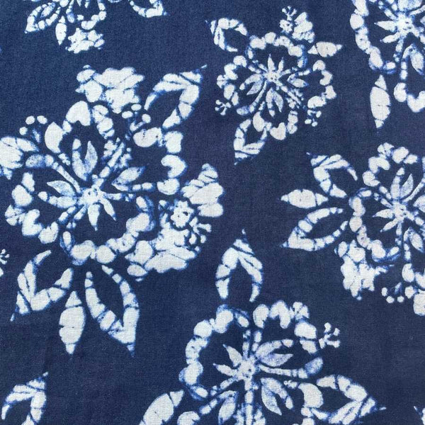 Cosmo Abstract Cotton L/S Big Mens Shirt - Blue