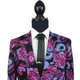 Dragon Paisley Jacket - Pink/Purple