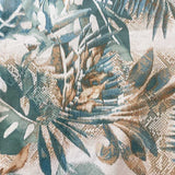 Tropical Hawaiian Jacket - Green/Taupe