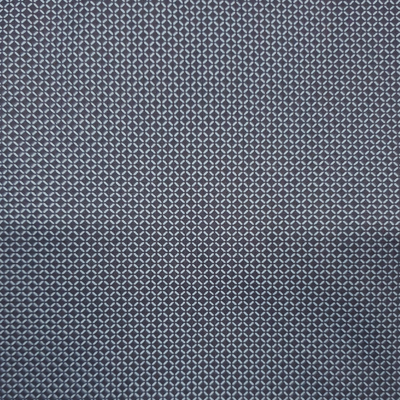 Fence Geometric Cotton L/S Shirt - Black/Navy
