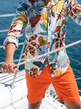Florida Hawaiian Cotton L/S Shirt - Multi