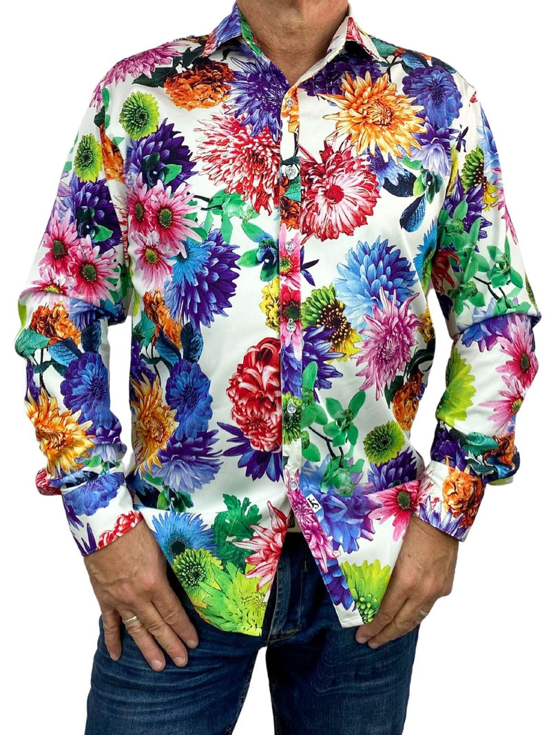Fume Floral Cotton L/S Shirt - Multi
