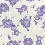 Haze Floral Cotton L/S Shirt - White/Purple