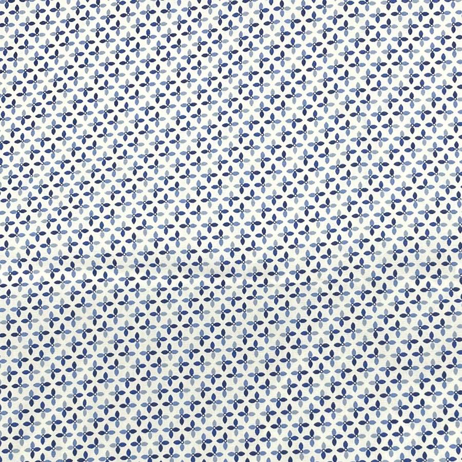 Holland Floral Cotton Boxer Short - White/Blue