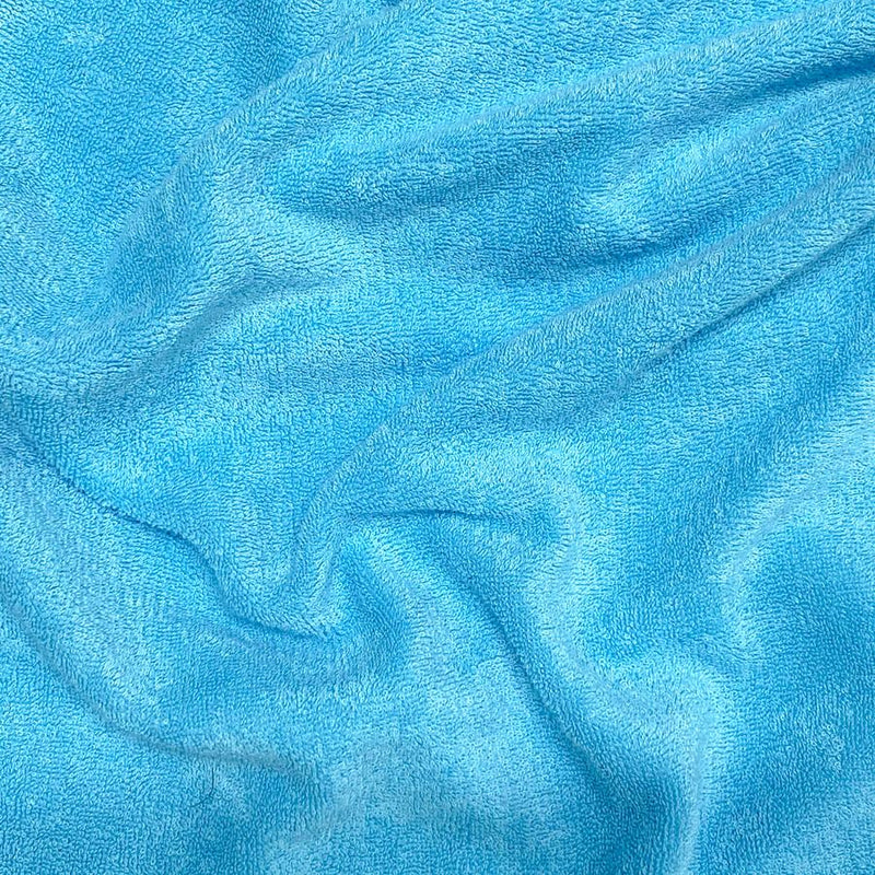 Fraser Aqua Terry Towel L/S Polo - Blue