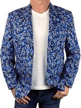 Indigo Paisley Jacket - Blue