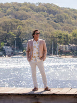 Mocha Linen Jacket