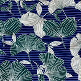 Kabuki Floral Cotton L/S Shirt - Blue/Green