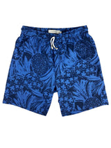 Magnetic Abstract Swim Short - Blue