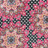 Mandala Abstract Cotton L/S Shirt - Pink