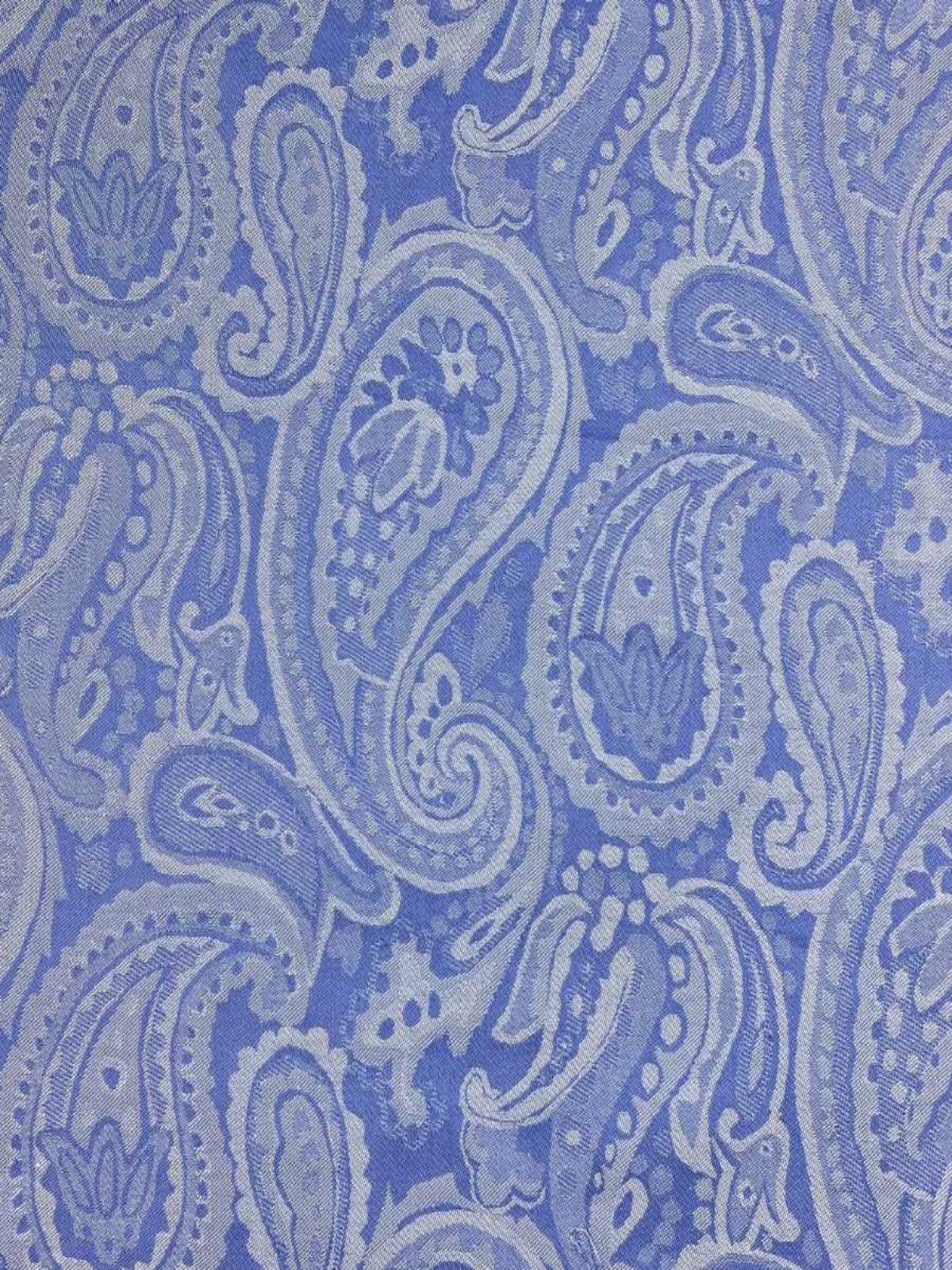 Mist Paisley Cotton L/S Shirt - Blue