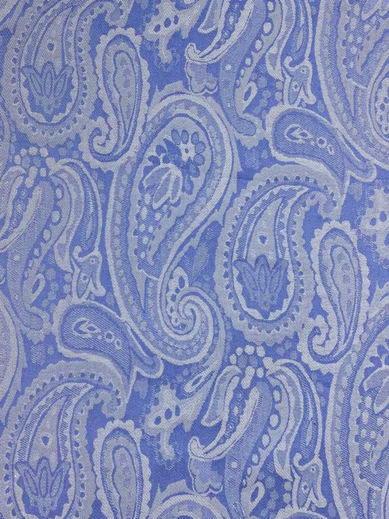 Mist Paisley Cotton L/S Shirt - Blue