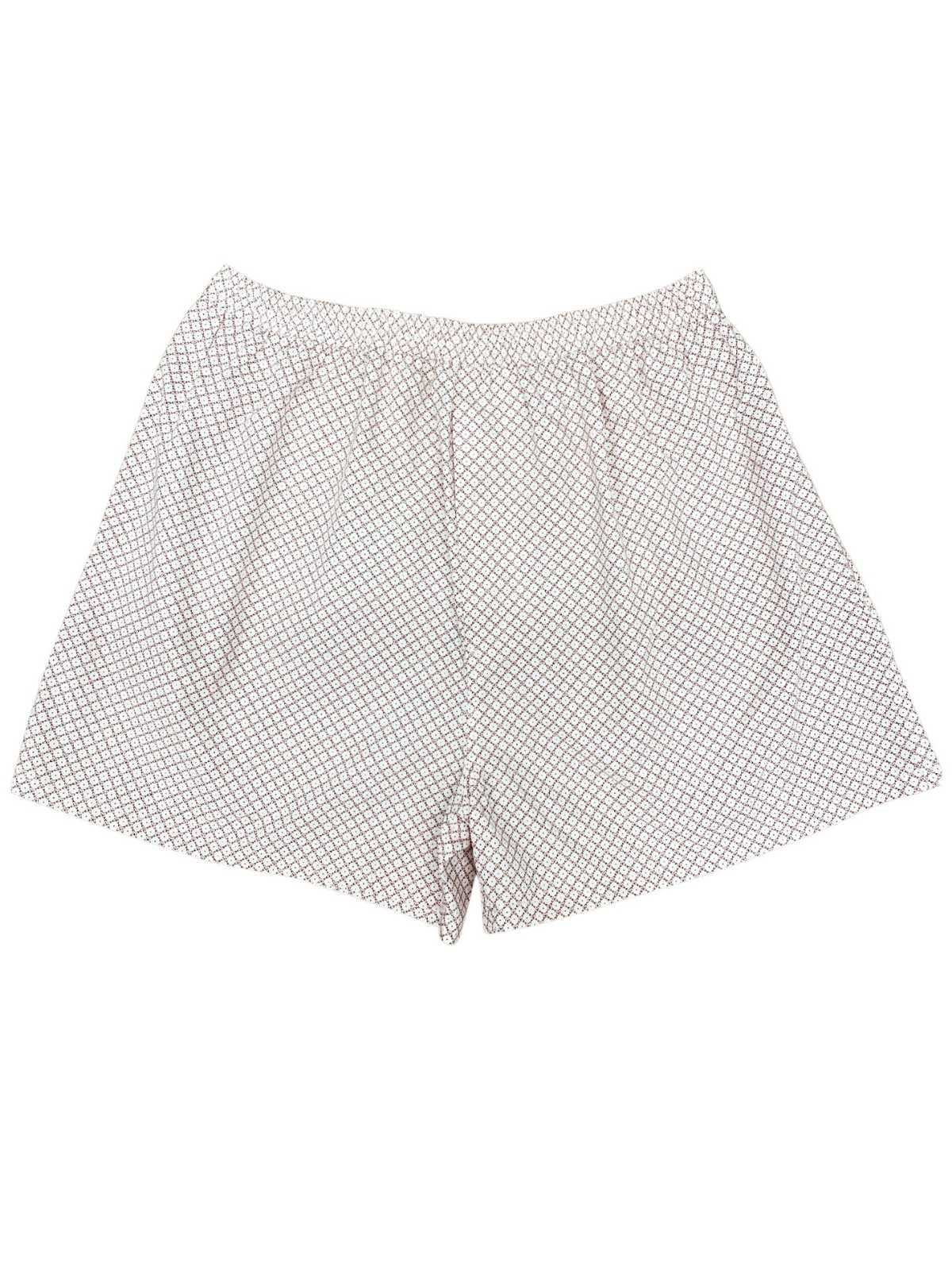 Monarch Geometric Cotton Boxer Short - Red/White