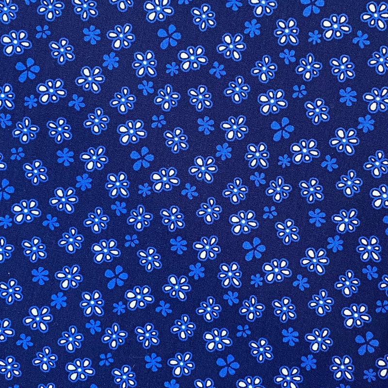 Nightshade Floral Cotton/Nylon Lounge Pant - Blue