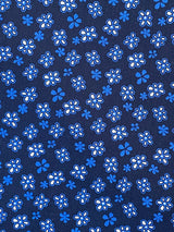 Nightshade Floral Cotton L/S Big Mens Shirt - Blue