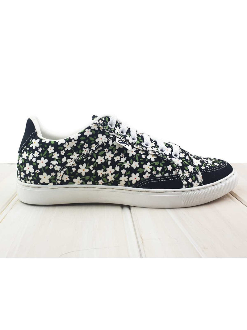 Opium Floral Shoe - Black/Green