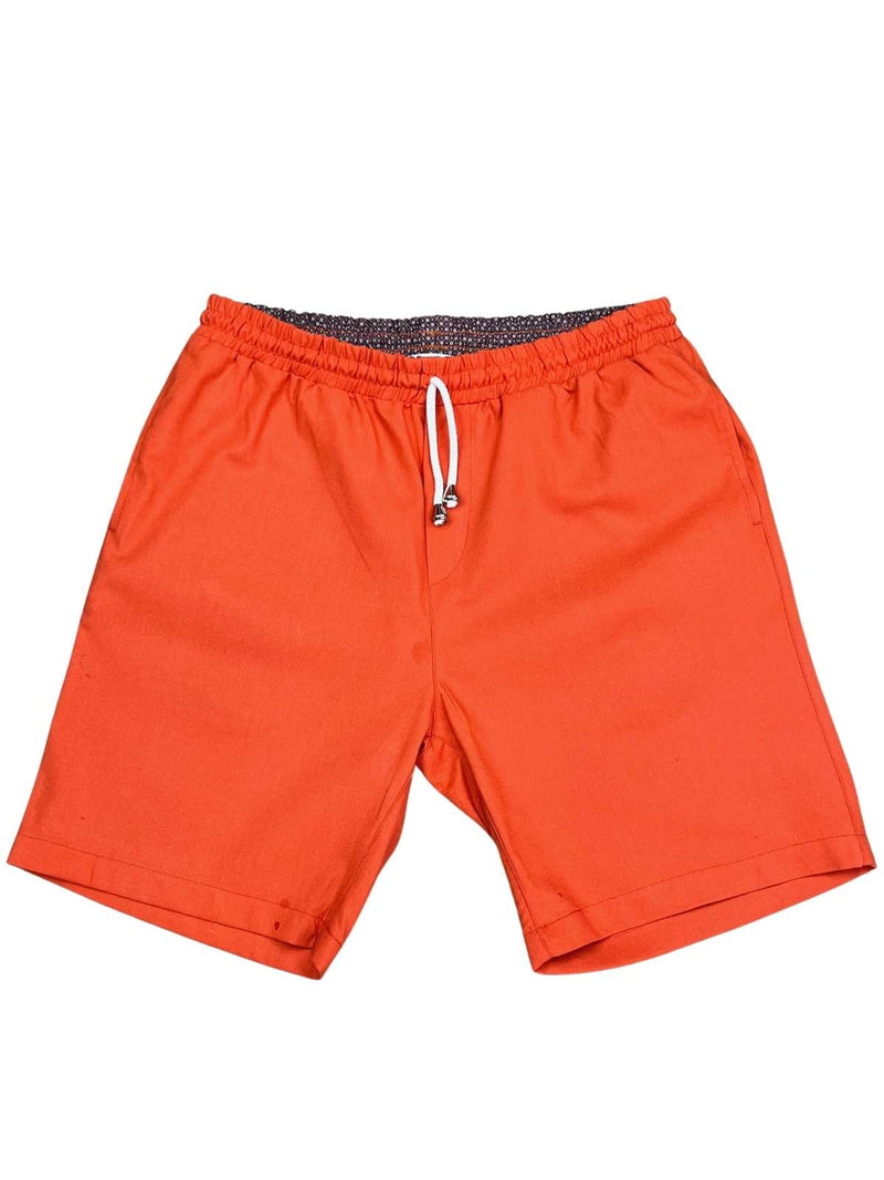 Bahamas Cotton/Linen Short - Orange