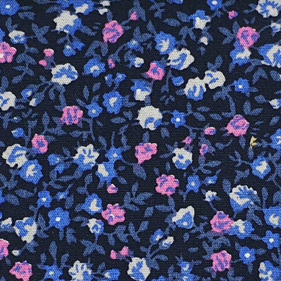 Panache Floral Shoe - Navy/Purple