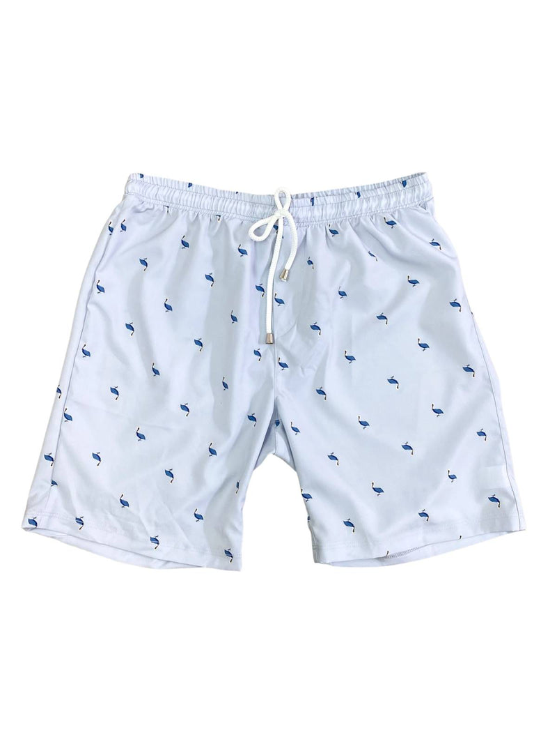 Pelican Abstract Swim Short - Grey