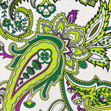 Razor Paisley Cotton L/S Big Mens Shirt - Green