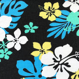 Samoa Hawaiian Knitted Short - Black/Blue
