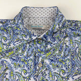 Serpent Paisley Cotton L/S Shirt - Blue