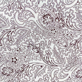 Shiraz Paisley Cotton L/S Shirt - White/Red