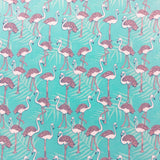 Sway Abstract Cotton/Rayon S/S Shirt - Turquoise/Pink