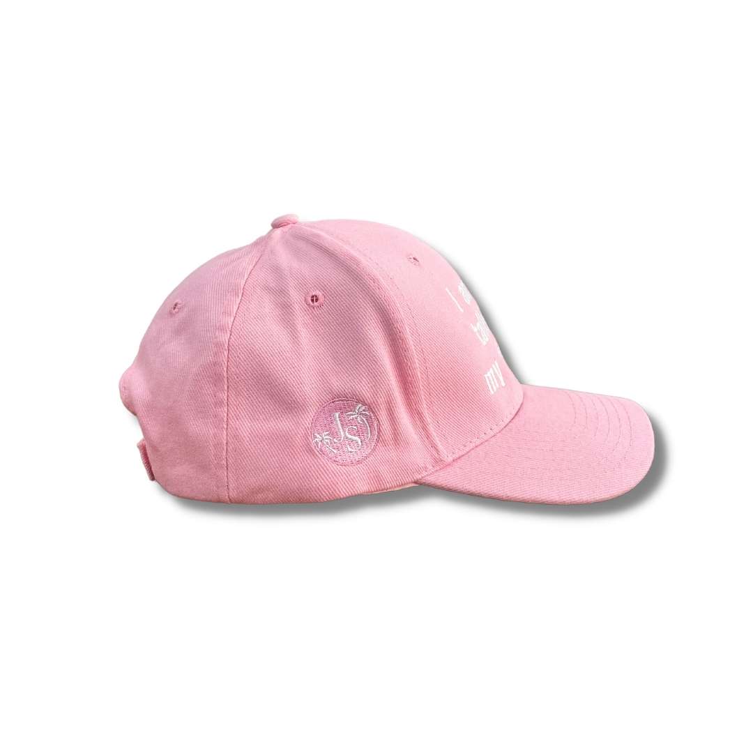 Talking Dogs Unisex Cotton Cap - Pink