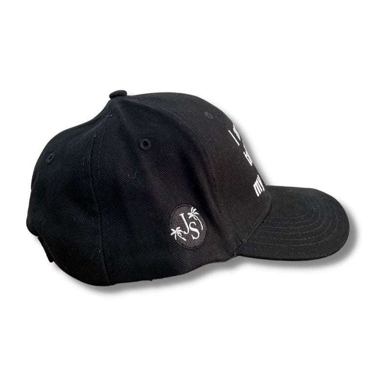 Talking Dogs Unisex Cotton Cap - Black