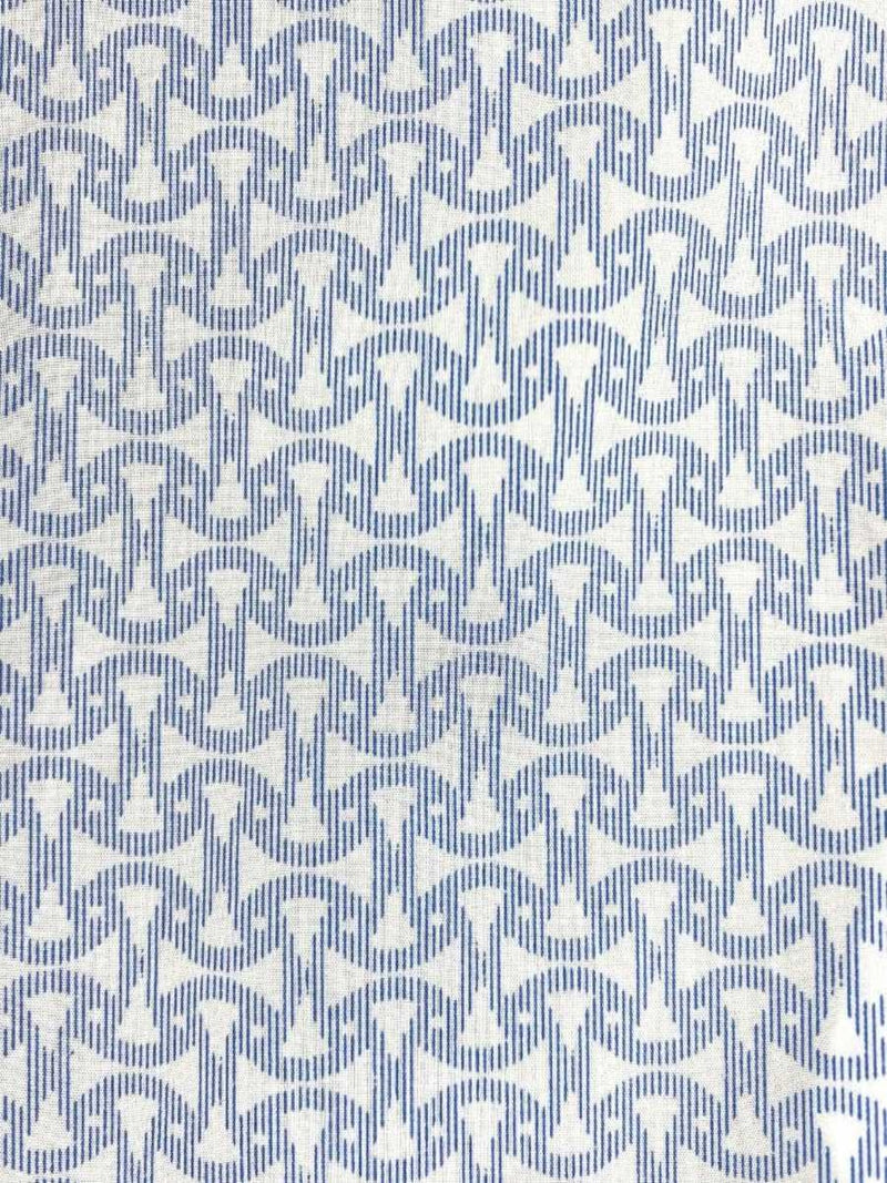 Thor Geometric Cotton L/S Shirt - Blue
