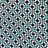 Trouble Geometric Knitted Short - Black/Turquoise