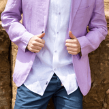 Lilac Linen Jacket