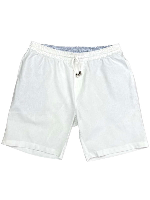 Bahamas Cotton/Linen Short - White