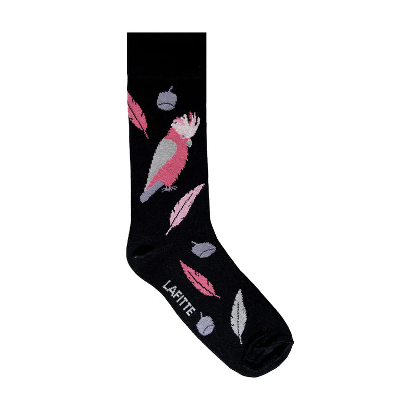 Black Galah Unisex Socks